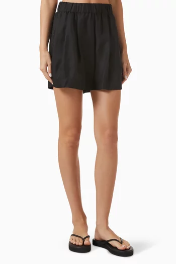 Zurich Shorts in Silk Twill
