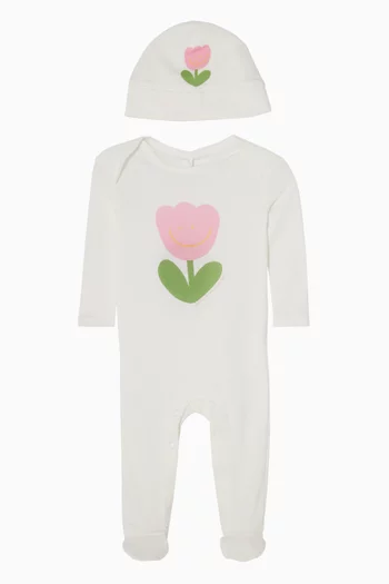 Tulip-print Pyjama Set