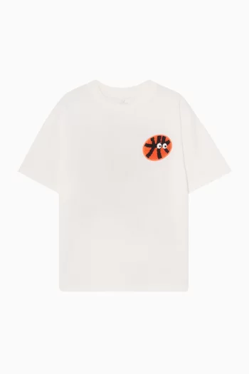 Basketball T-shirt in Cotton
