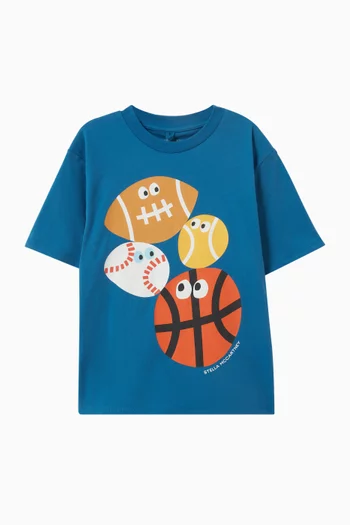 Logo Graphic T-shirt in Cotton