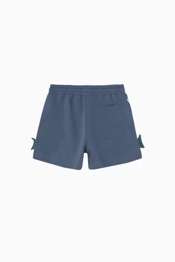 Whale-print Shorts in Jersey