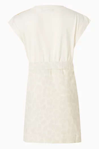 Logo Buttoned Dress