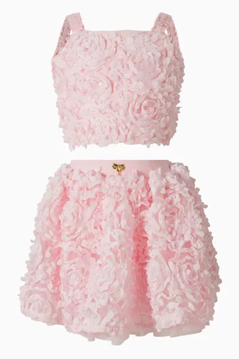 Blossom 3D Roses Skirt