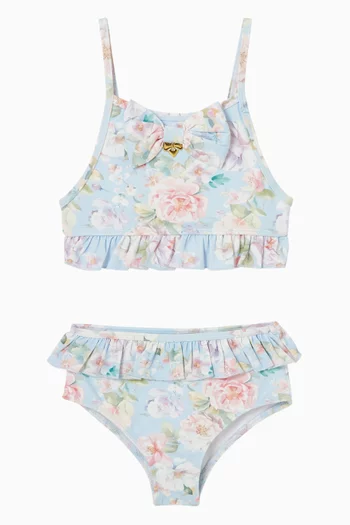 Kerry Garden Flower Print Bikini Set