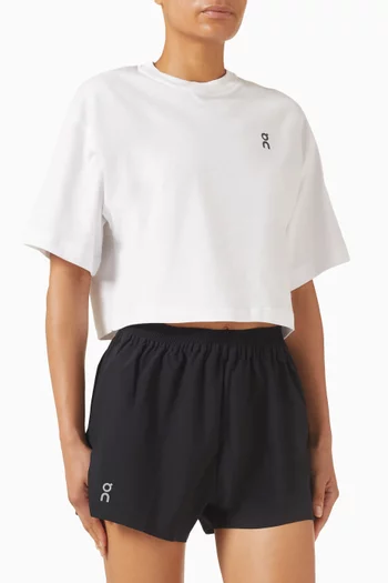 تي شيرت كلوب تي بقصة مربعة قطن