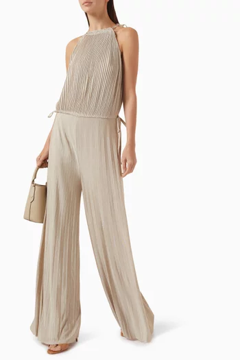 Edecki Halterneck Jumpsuit in Jersey