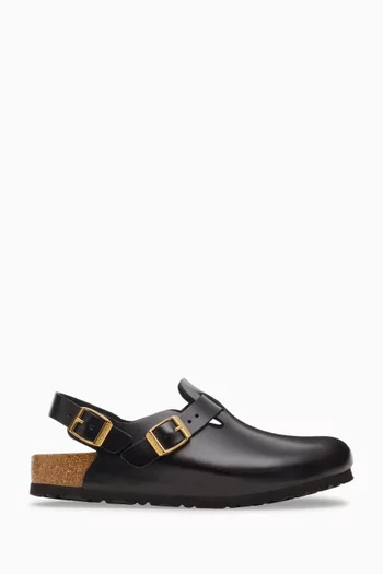 Tokio Clogs in Leather