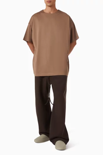 Clean Neck T-shirt in Cotton-blend
