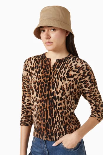 Drill Bucket Hat in Cotton