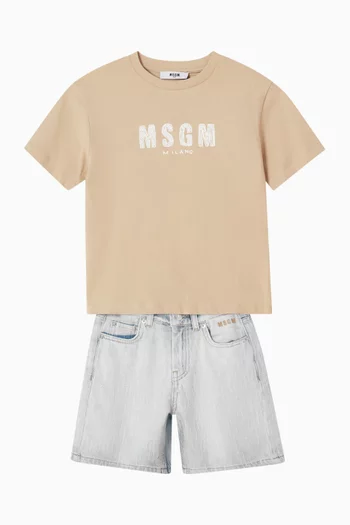 Logo T-shirt in Cotton