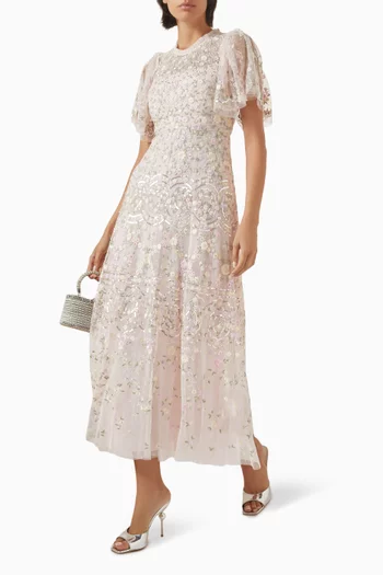 Sweet Petal Short Sleeve Gown