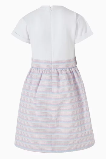 Striped Logo Dress