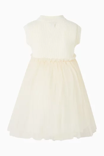 Xewa Dress in Wool & Tulle