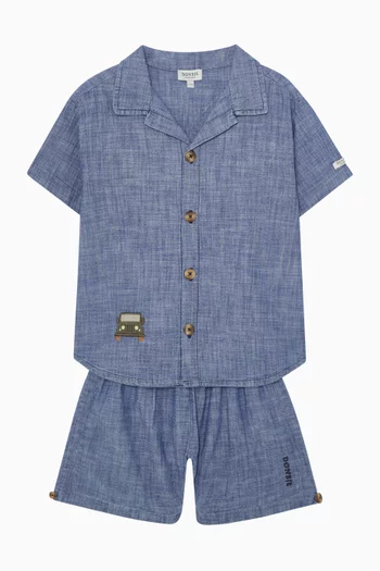 Ludon Shirt in Organic Chambray