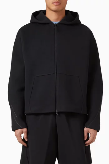 Zip Hoodie in Fleece