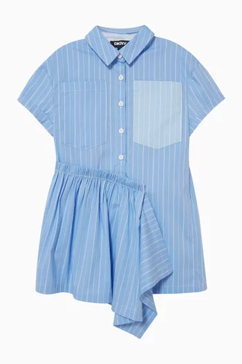 Striped Asymmetrical Shirt