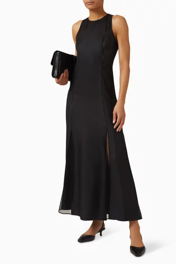 Iraka Dress in Silk Twill