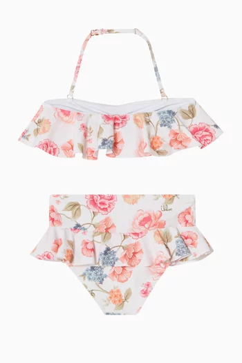 Floral Two‑Piece Bikini Set