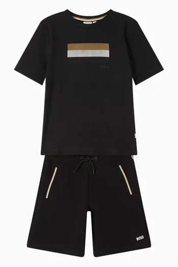 Logo T-shirt in Cotton-jersey