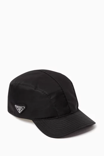 Logo Baseball Cap in Re-Nylon