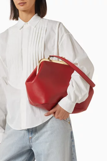 Kisslock 27 Frame Bag in Glovetanned Leather