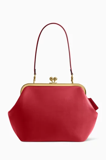 Kisslock 27 Frame Bag in Glovetanned Leather