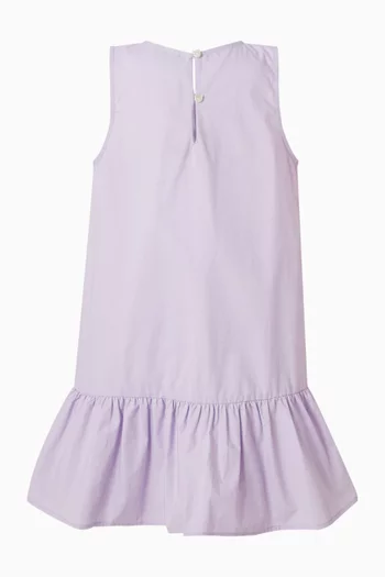Teddy-print T-shirt Dress