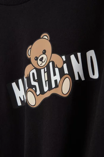 Teddy Logo T-shirt in Cotton Jersey