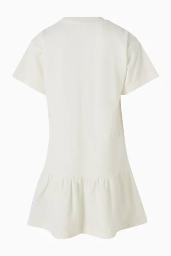 Teddy-print T-shirt Dress