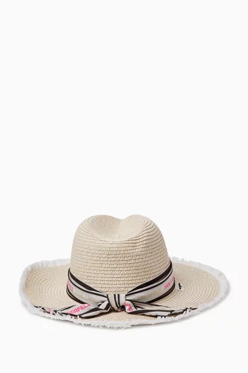 Frayed Striped Hat