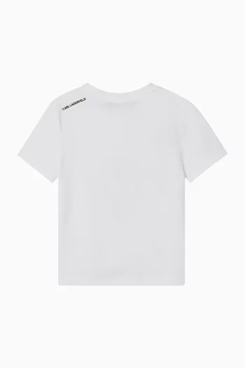 KARL Print T-shirt in Cotton