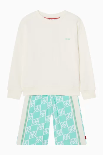 Logo Sweatshirt in Fleece