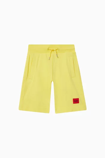 Logo Patch Sweatshorts in Cotton Fleece
