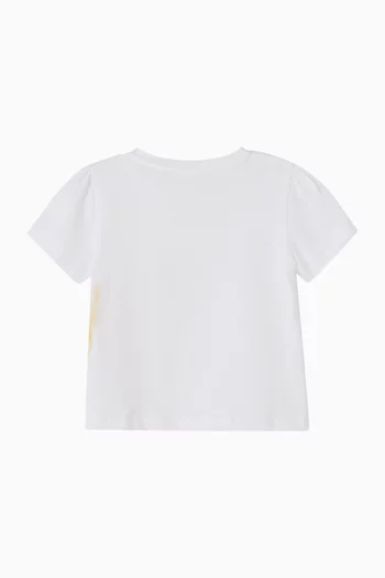 Floral T-shirt in Cotton