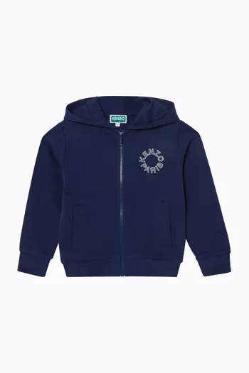 Logo Hoodie in Cotton
