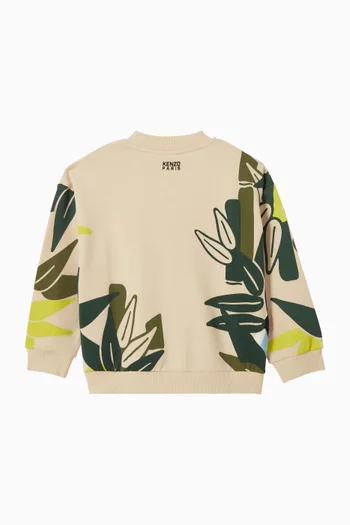 Elephant Motif Sweatshirt