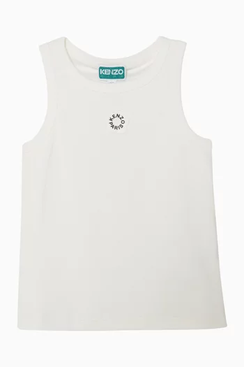 Knitted Tank Top in Cotton