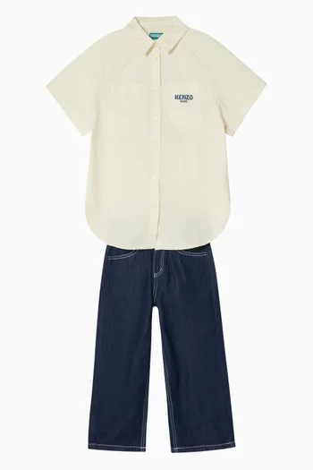 Logo Shirt in Cotton