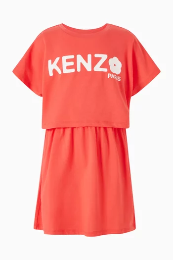 Boke Flower 2.0 T-shirt Dress in Organic Cotton