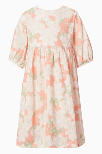 Floral-print Dress in Cotton
