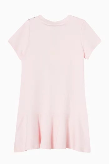 Bag Graphic-print Dress in Cotton Jersey