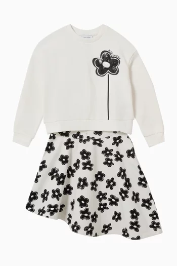 Floral-print Skirt