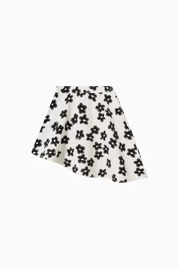 Floral-print Skirt