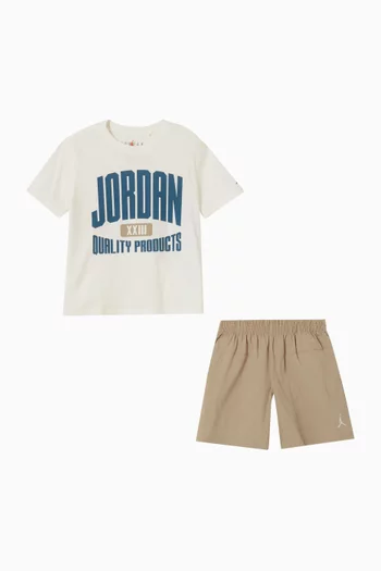 Graphic T-shirt & Shorts Set