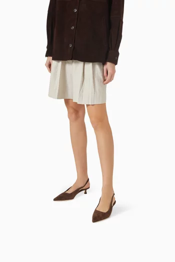 Crush 35 Slingback Pumps in Suede
