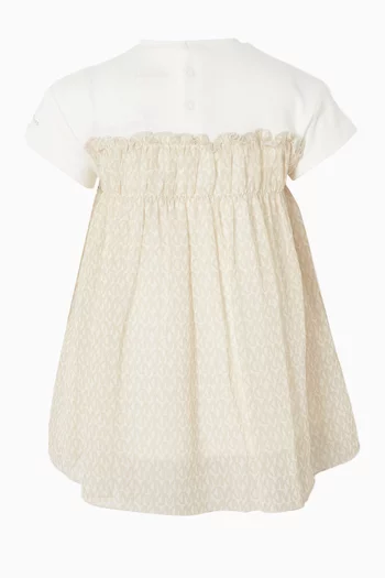 Monogram Dress in Cotton
