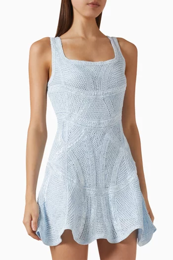 Righty Crochet Mini Dress