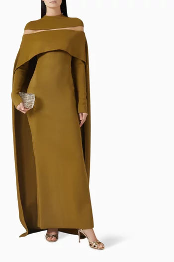 Nehru Cape Dress