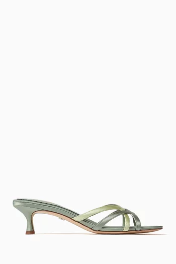 Camille Mules in Satin