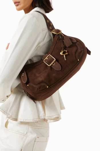 Drifter 31 Shoulder Bag in Suede